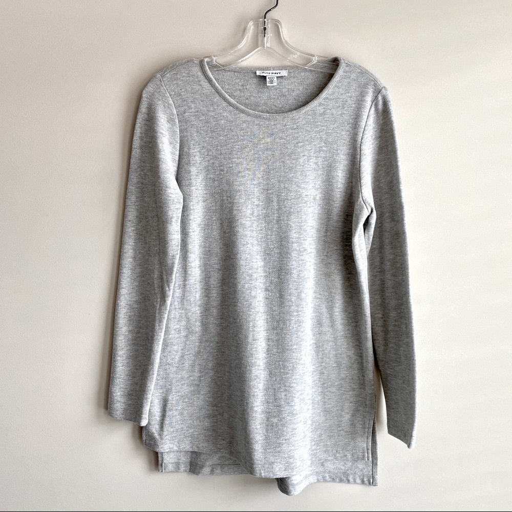 Pure Navy Gray Long Sleeve Shirt Size Extra Small Saks Off Fifth | NWOT